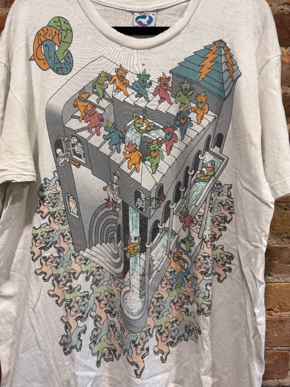 1993 LIQUID BLUE GRATEFUL DEAD MC ESCHER T-SHIRT - Picture 5 of 8